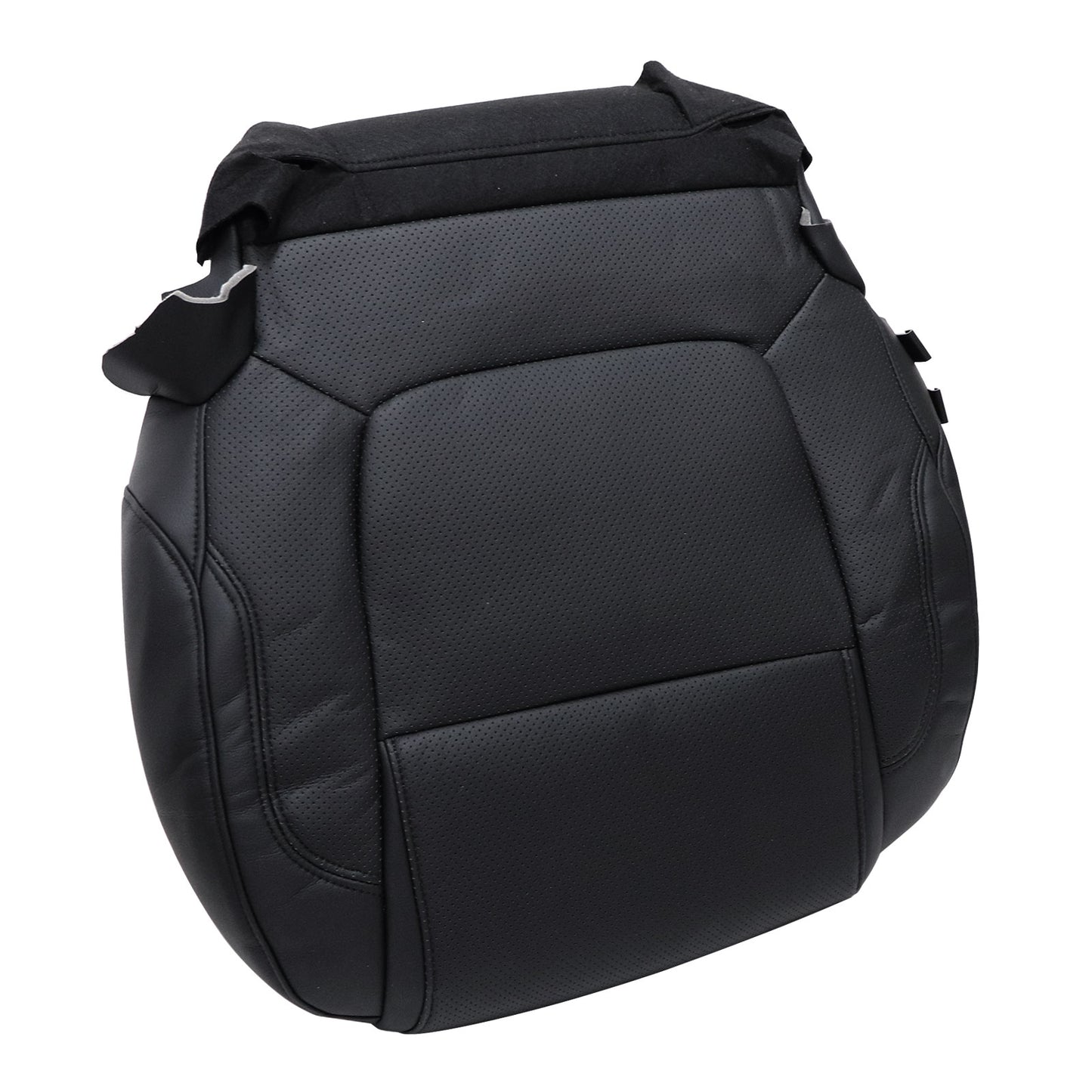 Replacement For Ford Explorer 2011-2015 Driver Bottom Leather Seat Cover Black