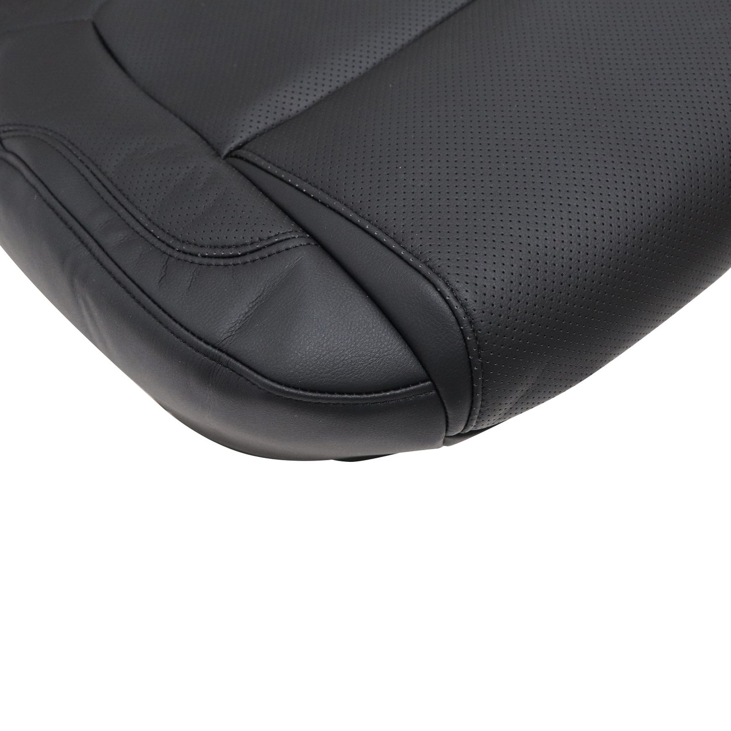 Replacement For Ford Explorer 2011-2015 Driver Bottom Leather Seat Cover Black