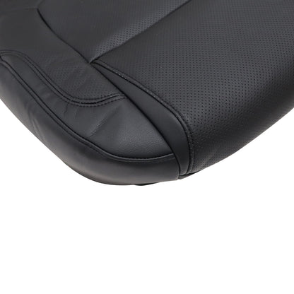 Replacement For Ford Explorer 2011-2015 Driver Bottom Leather Seat Cover Black