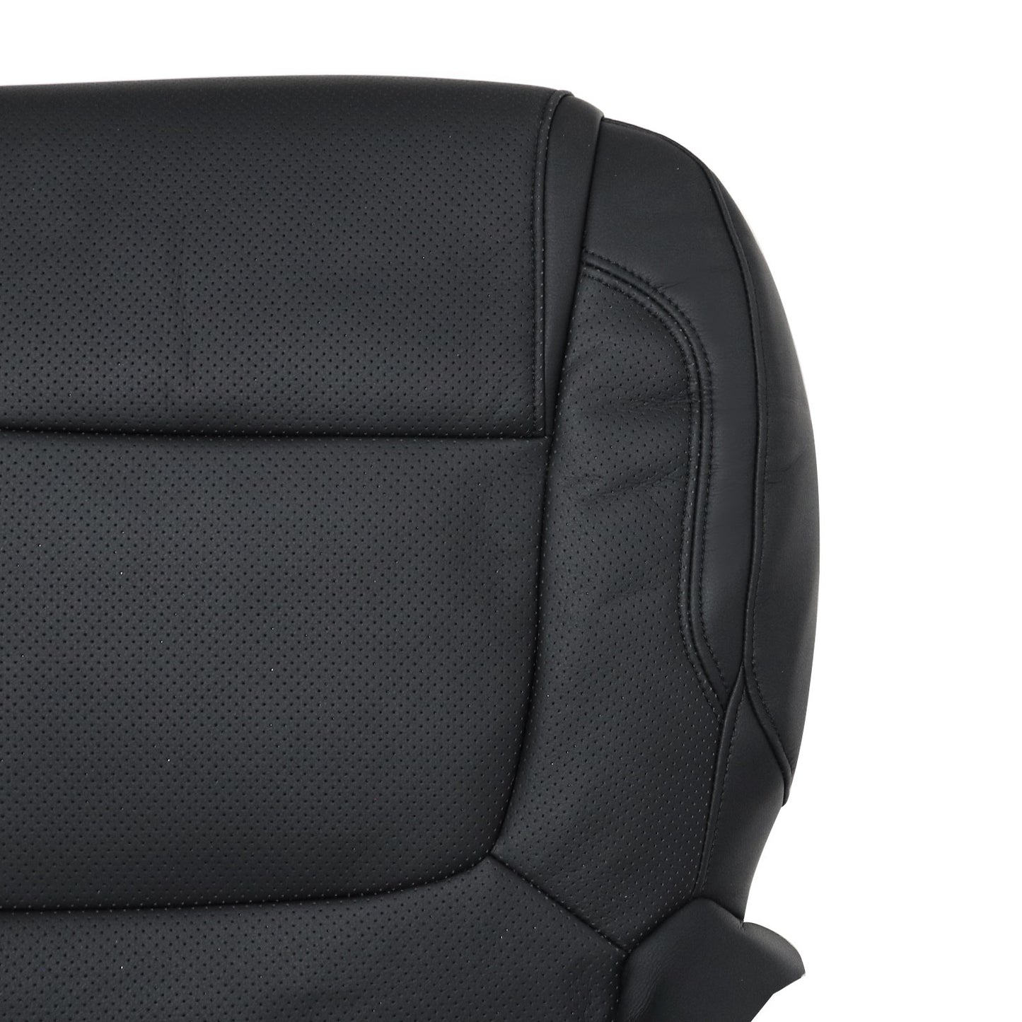 Replacement For Ford Explorer 2011-2015 Driver Bottom Leather Seat Cover Black