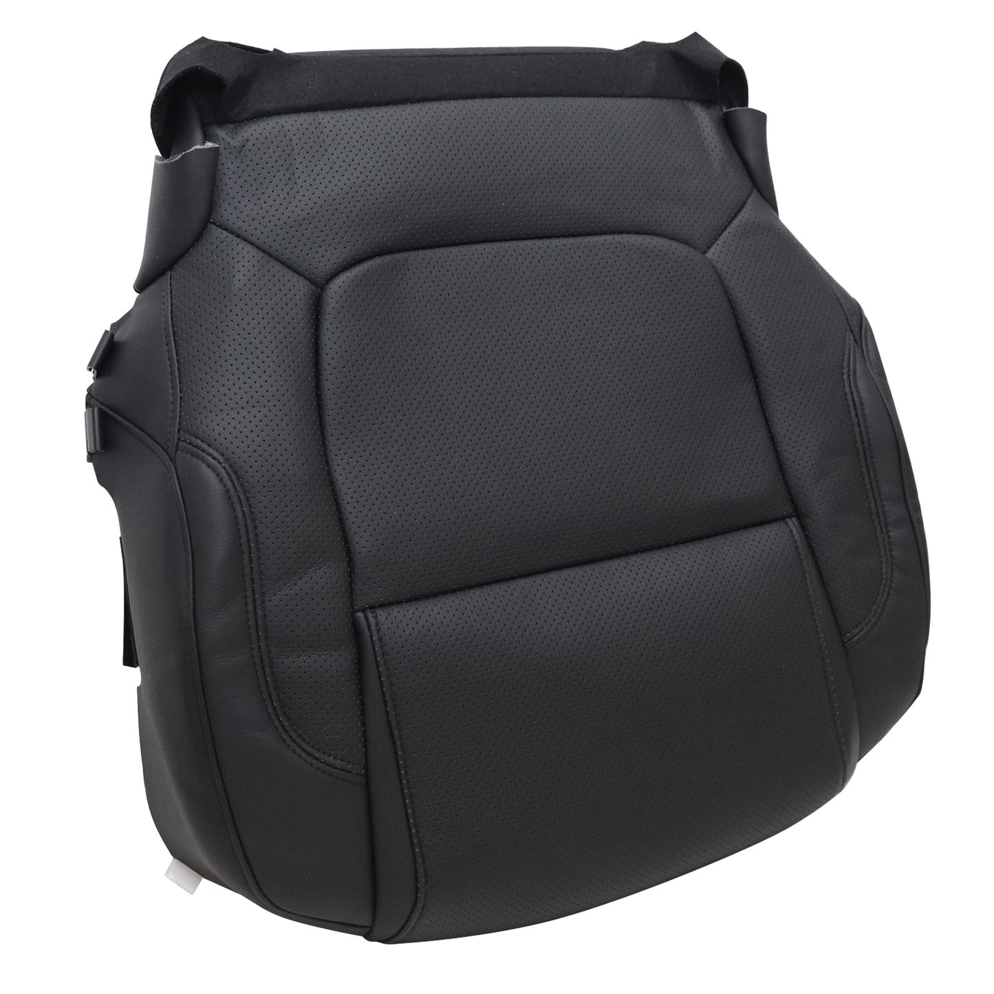 For 2011-2015 Ford Explorer Front Passenger Side Bottom Leather Seat Cover Black