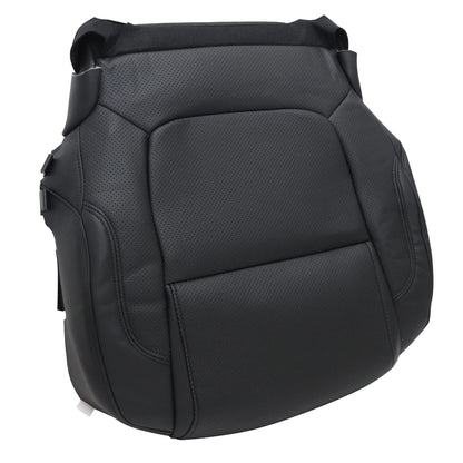 For 2011-2015 Ford Explorer Front Passenger Side Bottom Leather Seat Cover Black