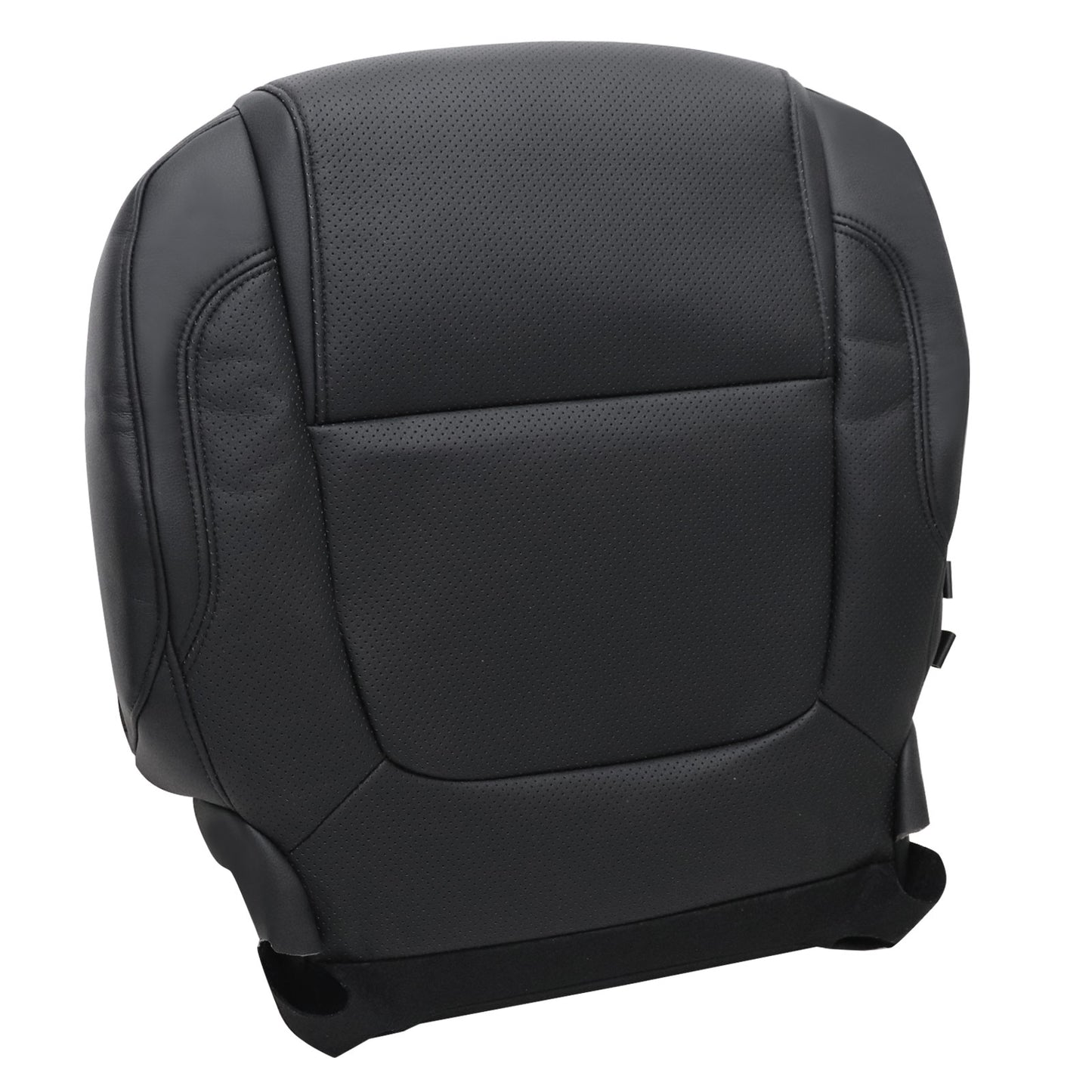 For 2011-2015 Ford Explorer Front Passenger Side Bottom Leather Seat Cover Black