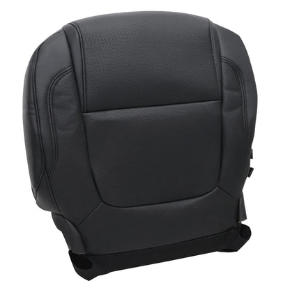 For 2011-2015 Ford Explorer Front Passenger Side Bottom Leather Seat Cover Black