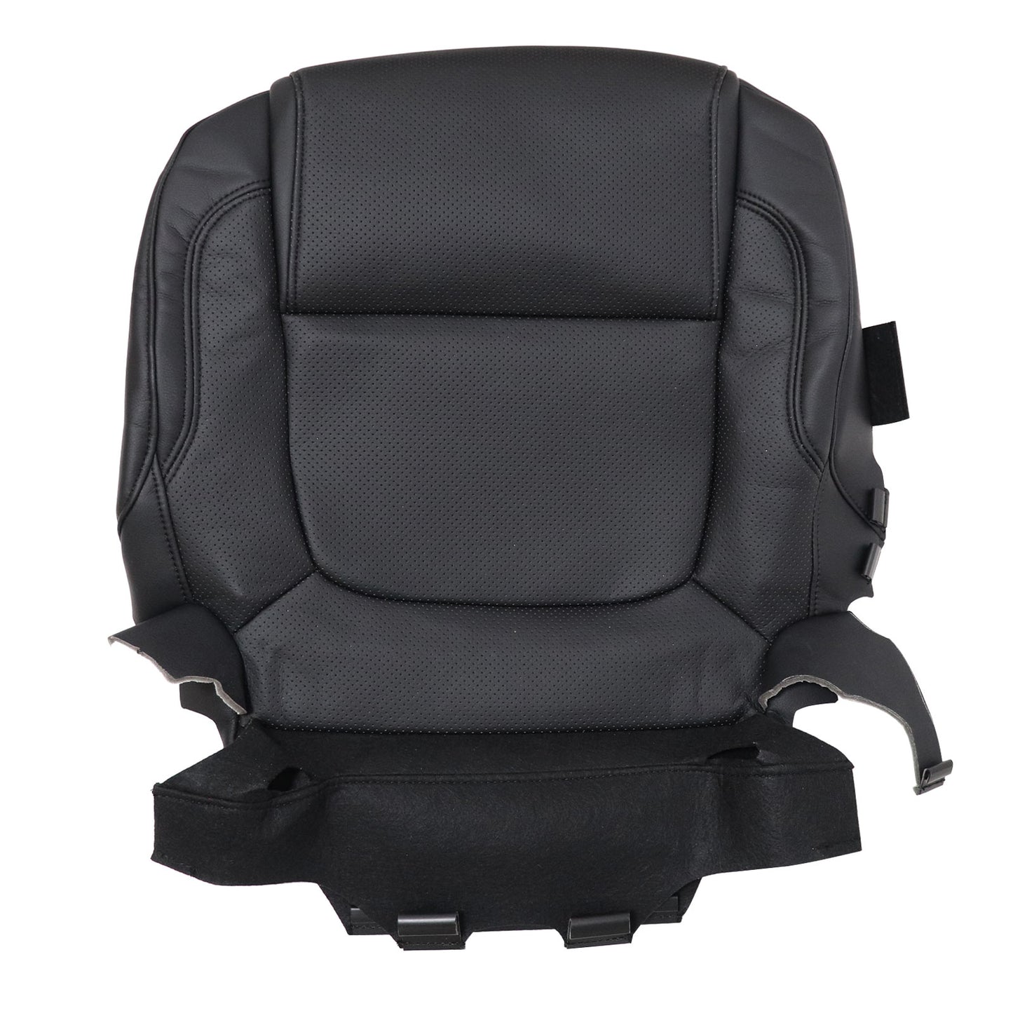 For 2011-2015 Ford Explorer Front Passenger Side Bottom Leather Seat Cover Black