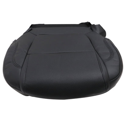For 2011-2015 Ford Explorer Front Passenger Side Bottom Leather Seat Cover Black