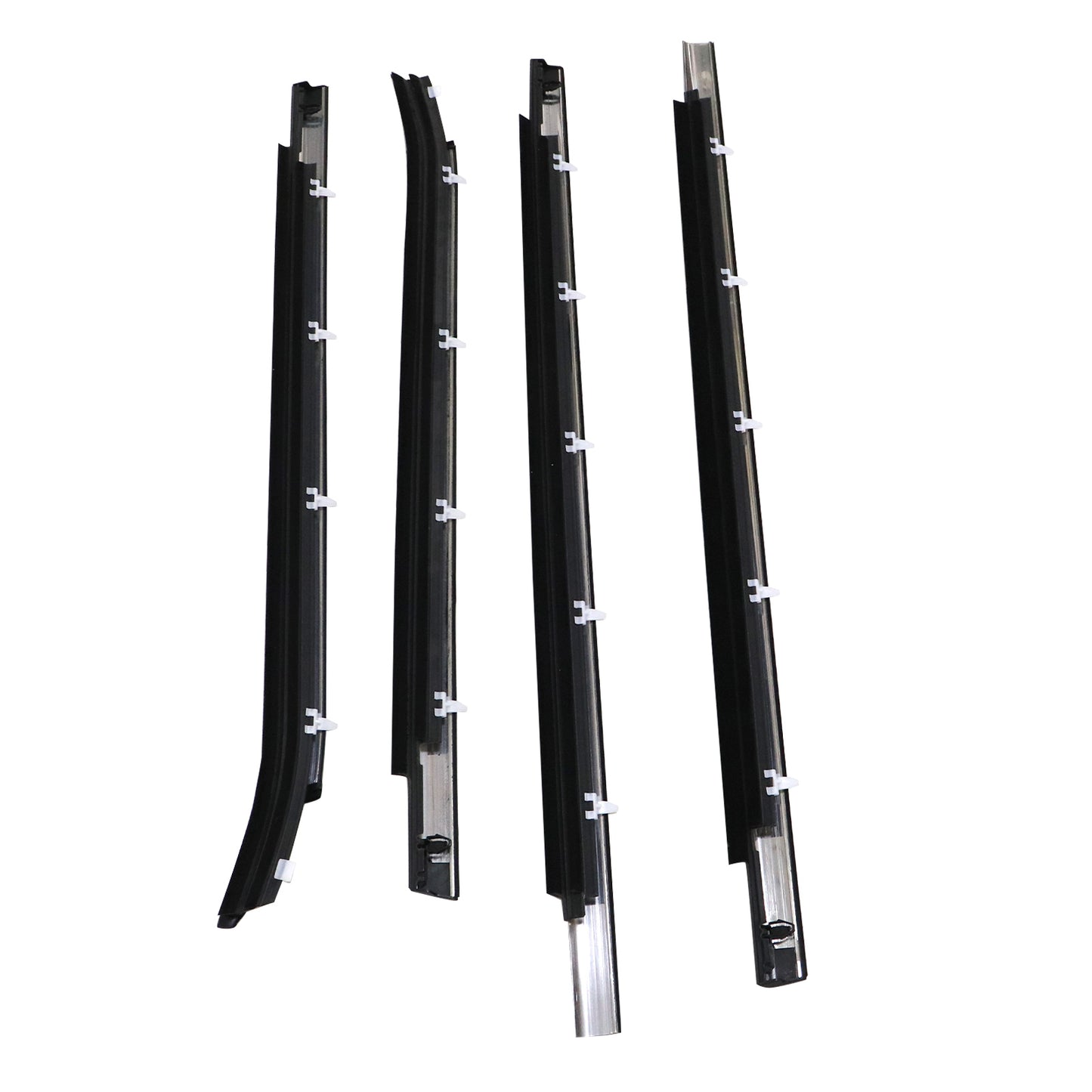 4Pcs For 2000-06 Toyota Tundra Double Cab Weatherstrip Outer Lower Window