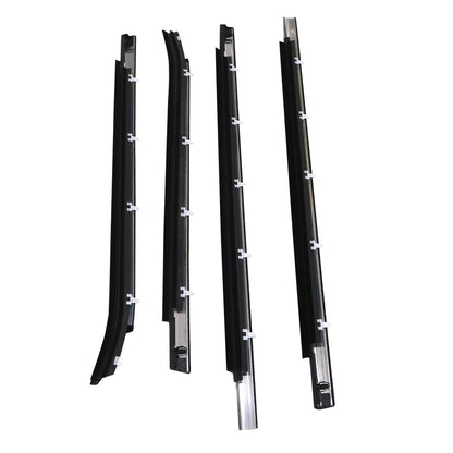 4Pcs For 2000-06 Toyota Tundra Double Cab Weatherstrip Outer Lower Window
