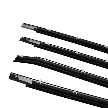 4Pcs For 2000-06 Toyota Tundra Double Cab Weatherstrip Outer Lower Window