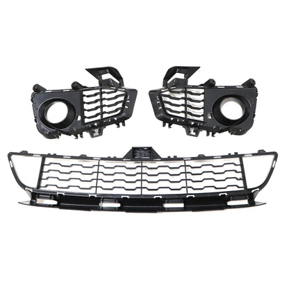 Fit BMW 4 Series F32 F33 F36 M Sport Black Front Bumper Fog Light Race Grille