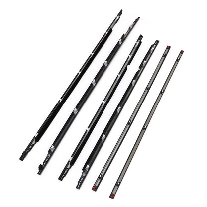 6 PCS Door Belt Molding For 91-98 TOYOTA Land Cruiser 80 FJ80 FZJ80 LX450 NEW