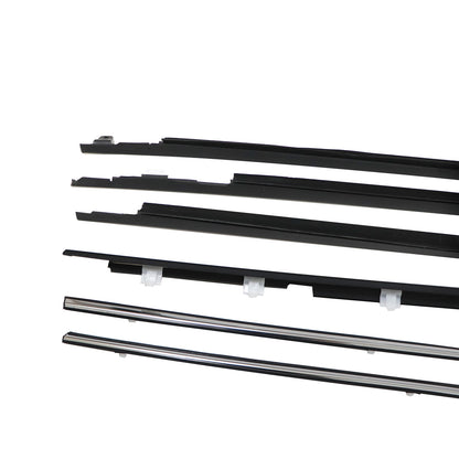 6 PCS Door Belt Molding For 91-98 TOYOTA Land Cruiser 80 FJ80 FZJ80 LX450 NEW