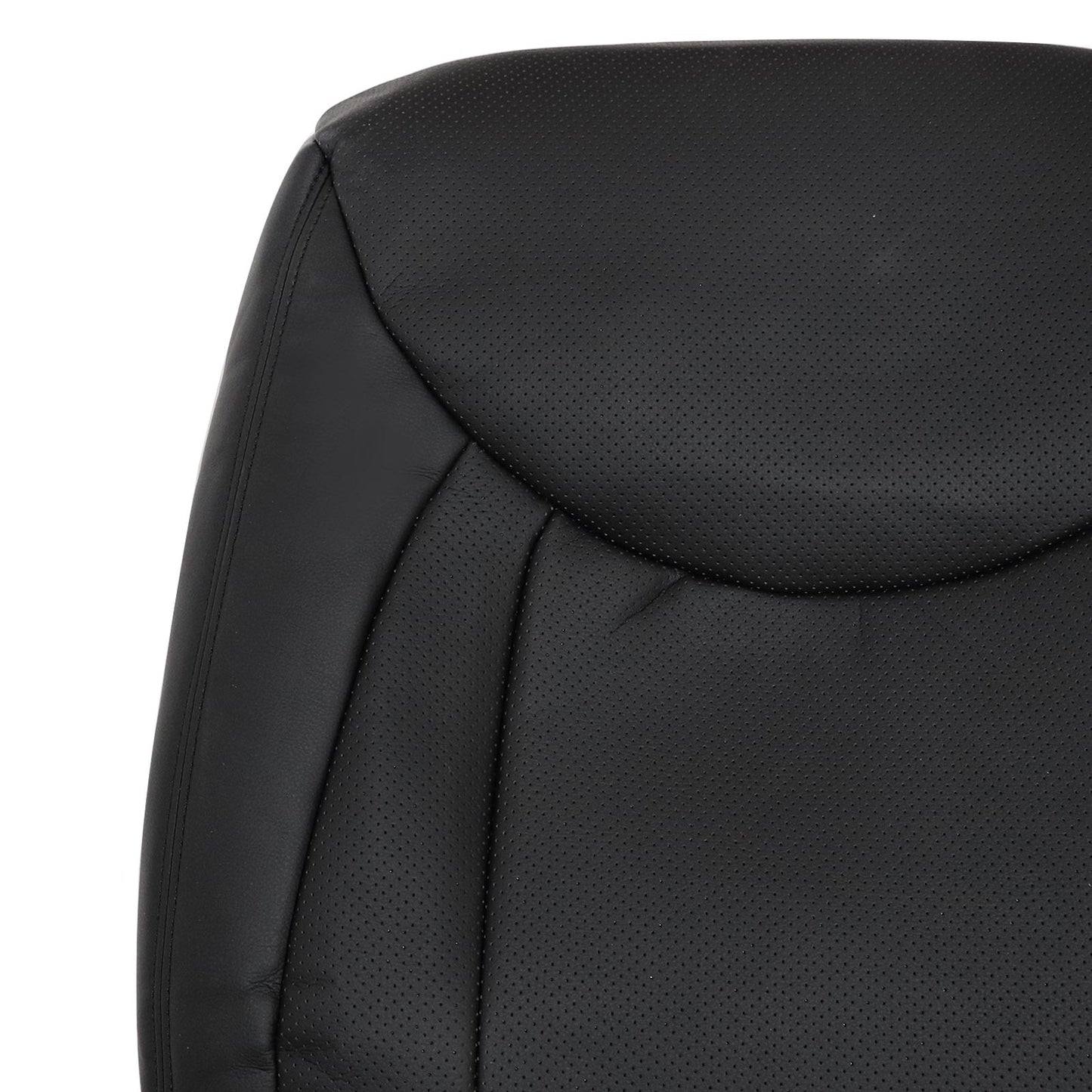 For 2001-2006 Lexus LS430 Left Driver Top Leanback Leather Seat Cover Black