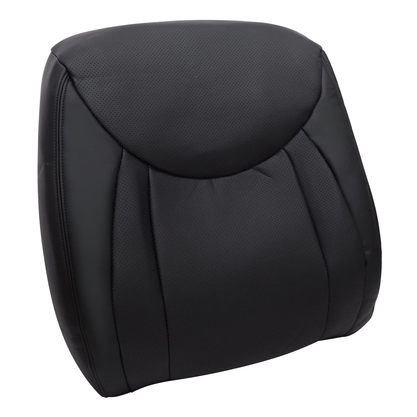 For 2001-2006 Lexus LS430 Front Passenger Top Upper Leather Seat Cover Black