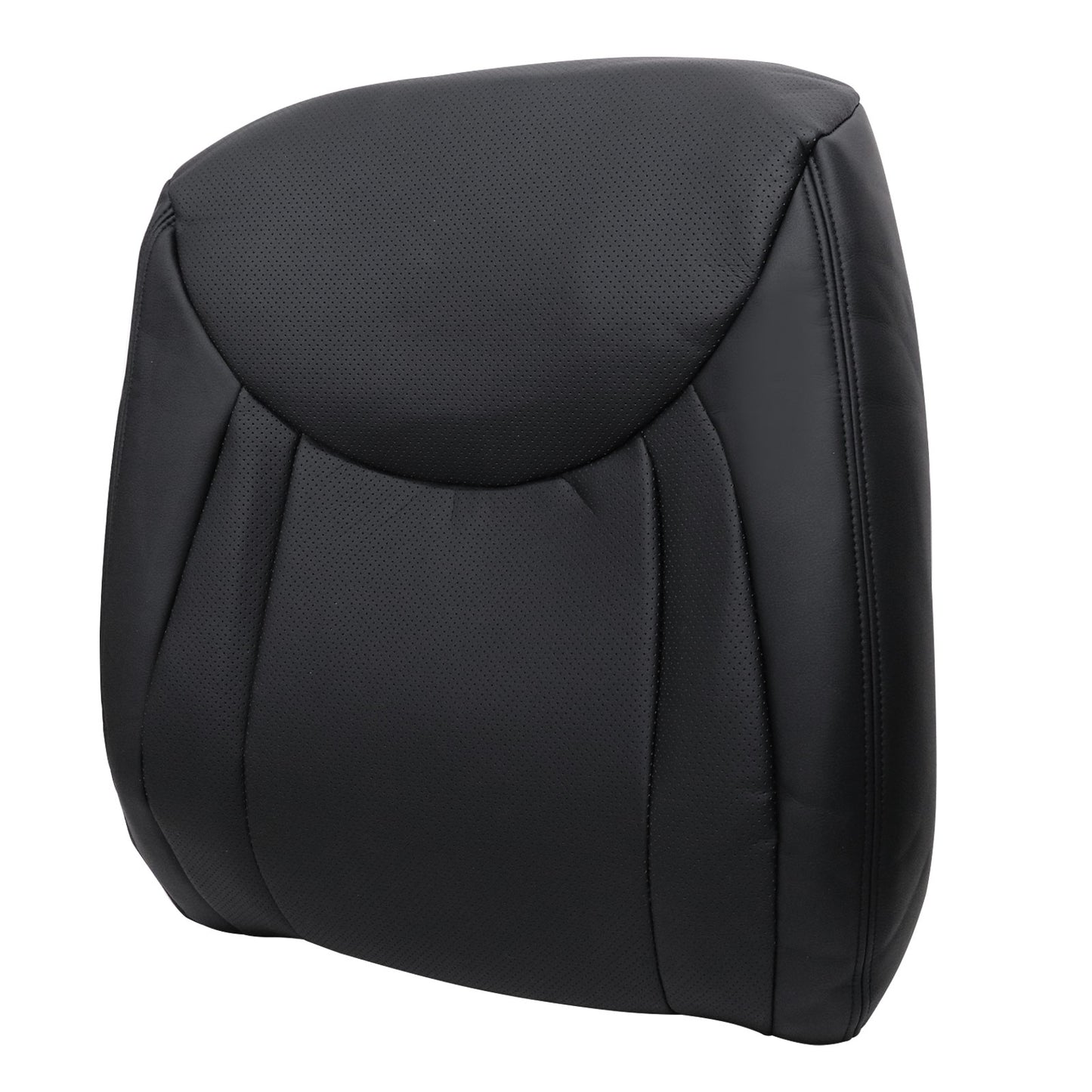 For 2001-2006 Lexus LS430 Front Passenger Top Upper Leather Seat Cover Black