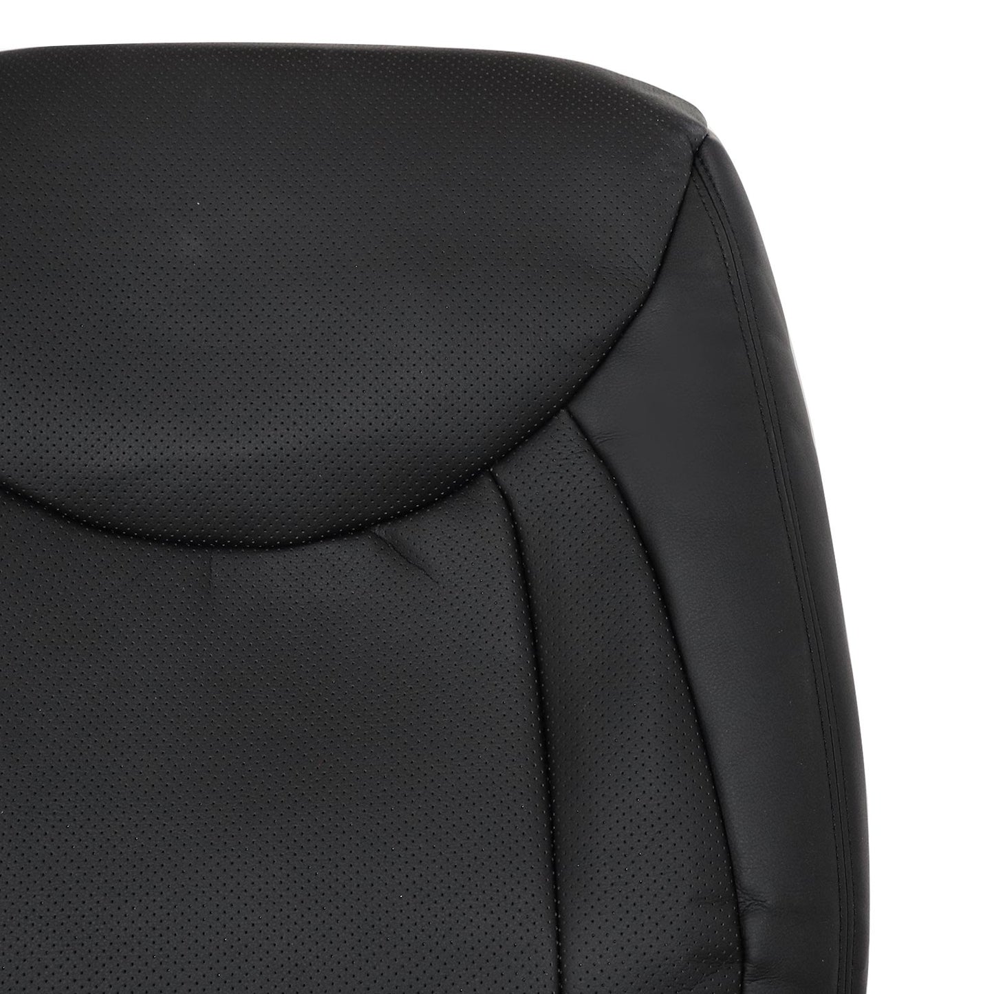 For 2001-2006 Lexus LS430 Front Passenger Top Upper Leather Seat Cover Black