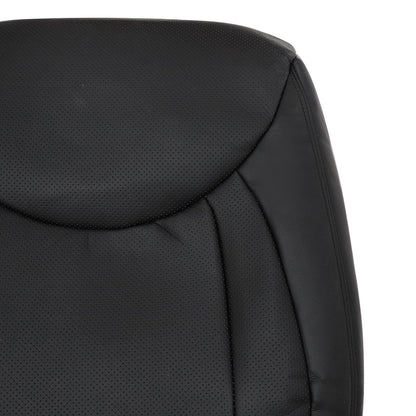 For 2001-2006 Lexus LS430 Front Passenger Top Upper Leather Seat Cover Black