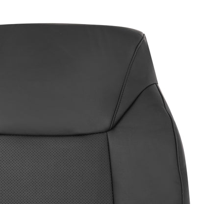 2008-2015 FOR Lexus Lx570 Driver Side Top Perforated Leather Seat Cover Black
