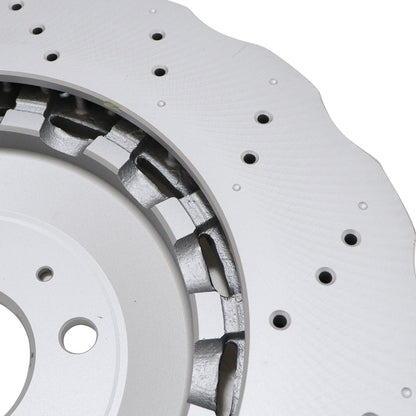 Fits For Audi RS7 2014 2015 2016 2x Front Left+Right Side Disc Brake Rotors