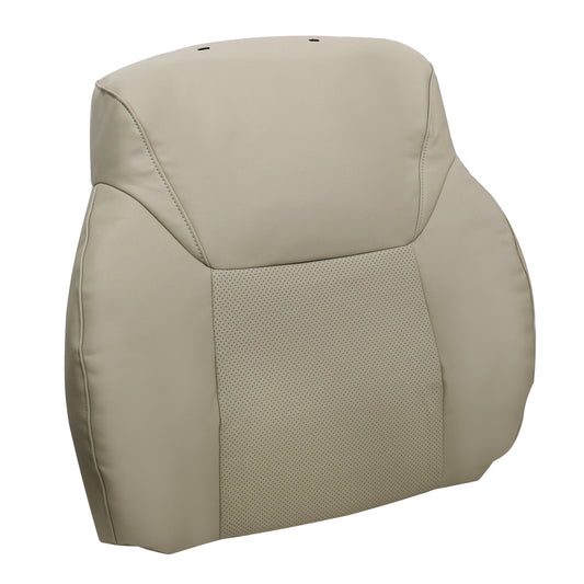 Tan Perf Leather Seat Cover Replacement For 08-15 Lexus Lx570 Front Driver Top