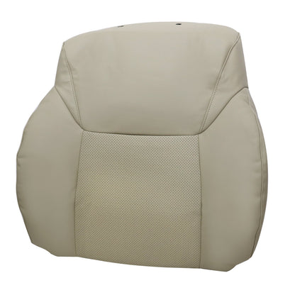 Tan Perf Leather Seat Cover Replacement For 08-15 Lexus Lx570 Front Driver Top