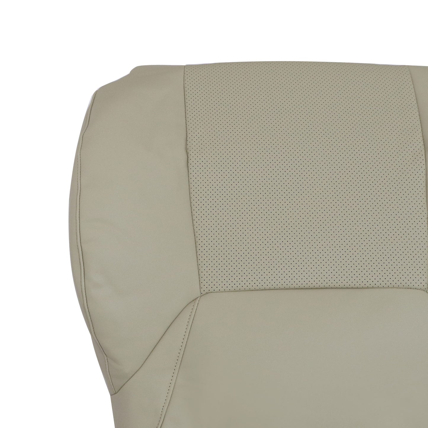Tan Perf Leather Seat Cover Replacement For 08-15 Lexus Lx570 Front Driver Top