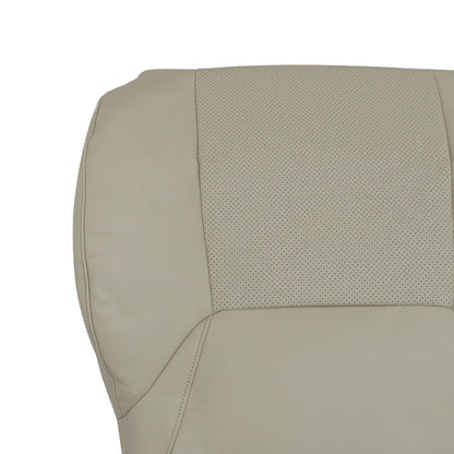 Tan Perf Leather Seat Cover Replacement For 08-15 Lexus Lx570 Front Driver Top