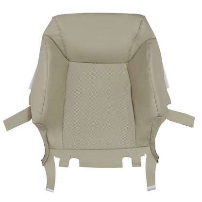 Tan Perf Leather Seat Cover Replacement For 08-15 Lexus Lx570 Front Driver Top
