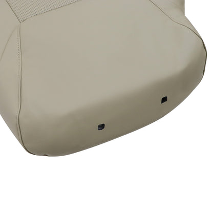 Tan Perf Leather Seat Cover Replacement For 08-15 Lexus Lx570 Front Driver Top