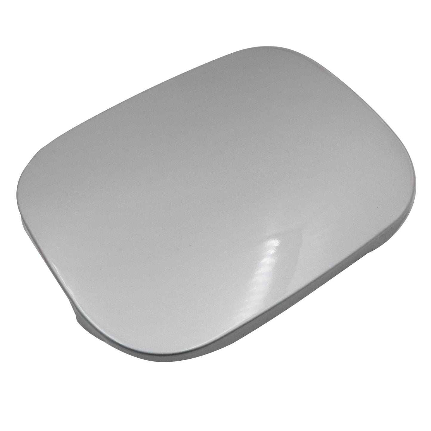 Silver Fuel Door Gas Filler Lid Cover Cap For Toyota RAV4 2006 2007 2008 2009-12