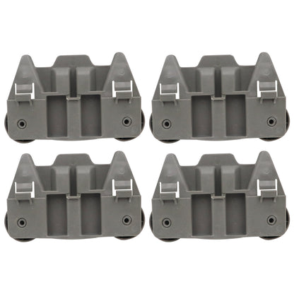 4Pcs New For Dishwasher Lower Dishrack Wheel Roller WPW10195417