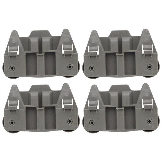 4Pcs New For Dishwasher Lower Dishrack Wheel Roller WPW10195417