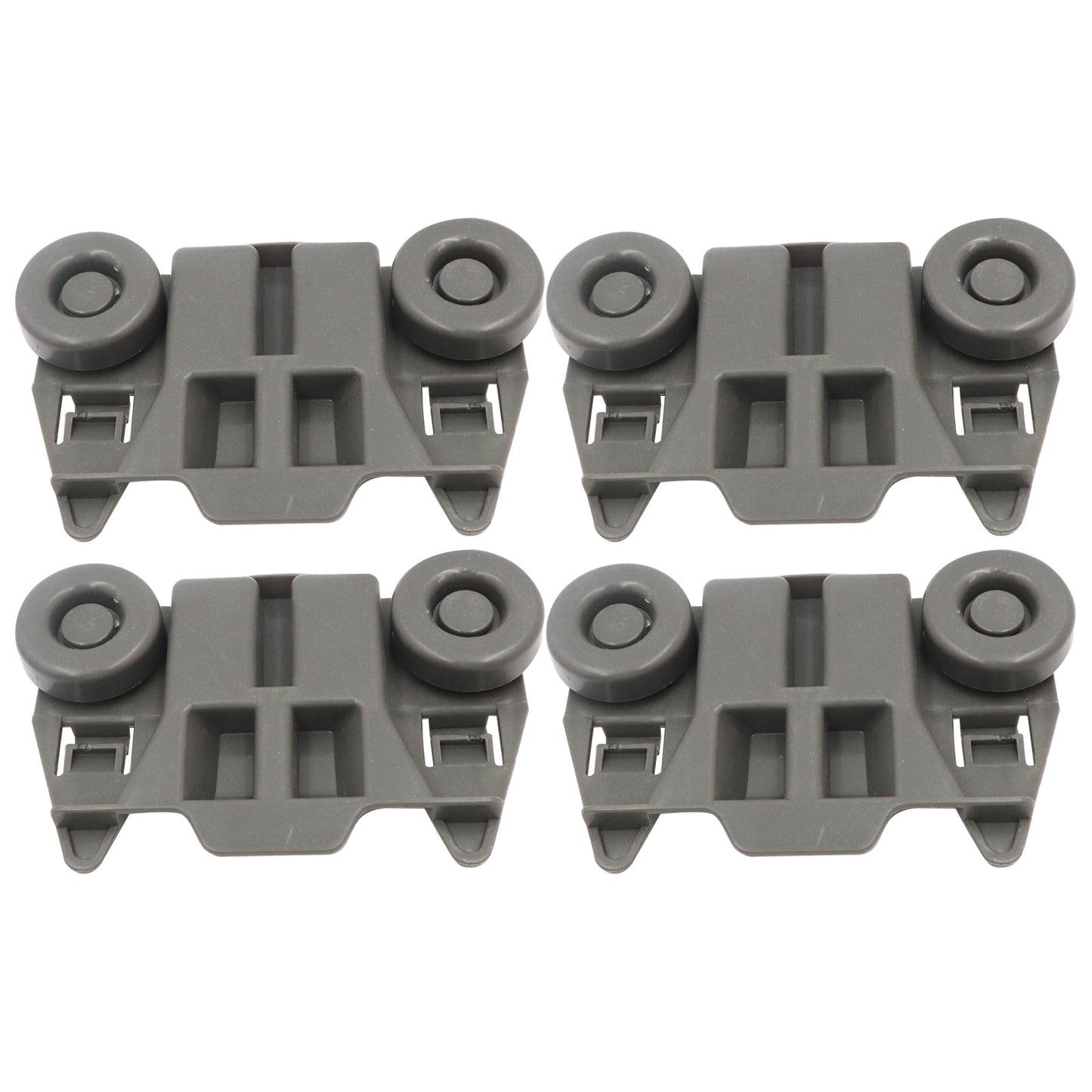 4Pcs New For Dishwasher Lower Dishrack Wheel Roller WPW10195417