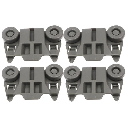 4Pcs New For Dishwasher Lower Dishrack Wheel Roller WPW10195417