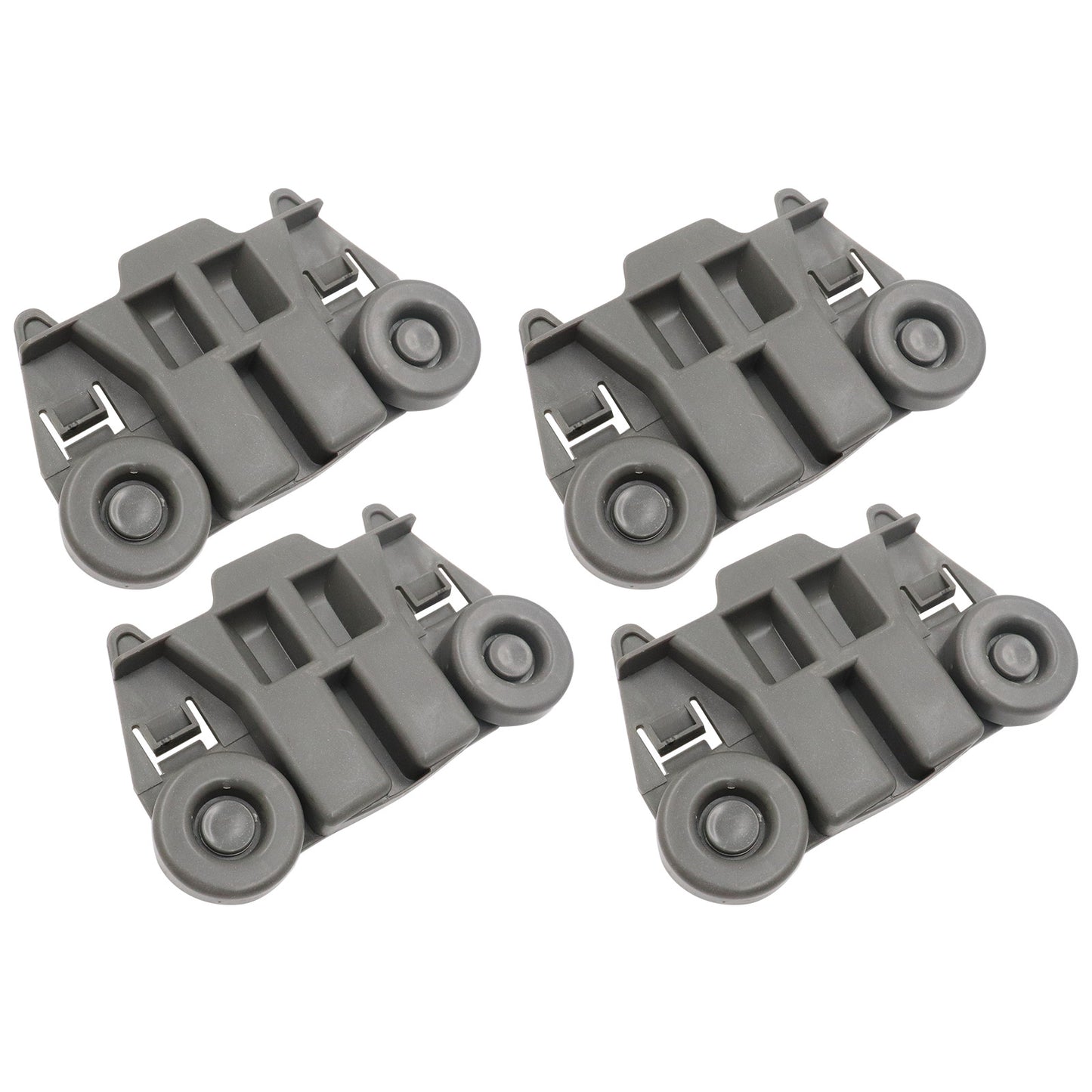 4Pcs New For Dishwasher Lower Dishrack Wheel Roller WPW10195417