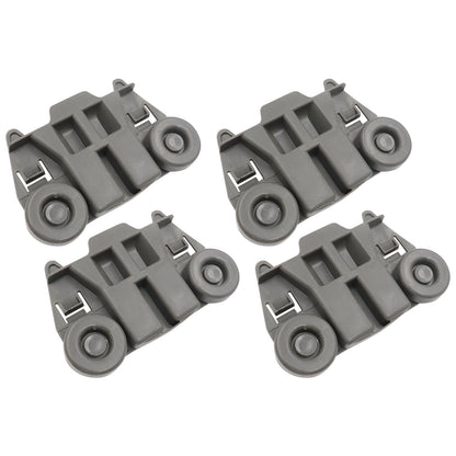 4Pcs New For Dishwasher Lower Dishrack Wheel Roller WPW10195417