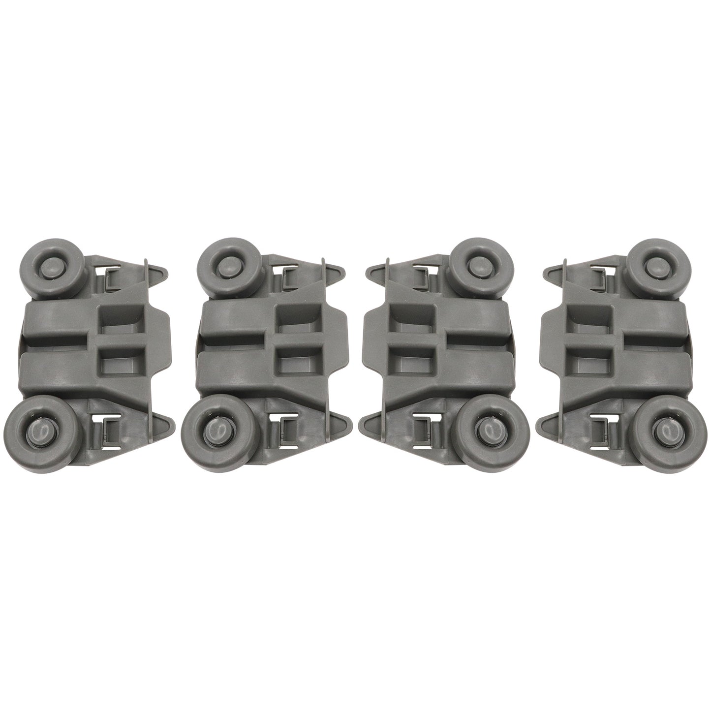 4Pcs New For Dishwasher Lower Dishrack Wheel Roller WPW10195417