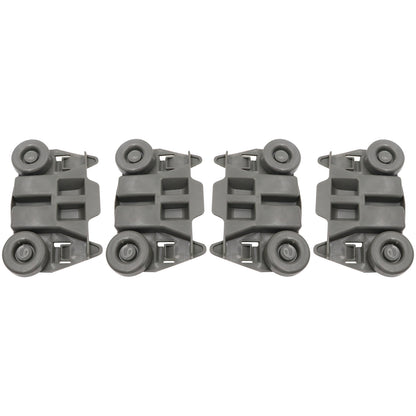 4Pcs New For Dishwasher Lower Dishrack Wheel Roller WPW10195417