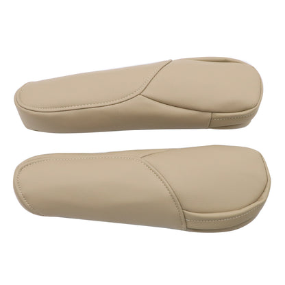 New For Honda CR-V CRV 2007-2009 Leather Front Seat Armrest Cover Beige