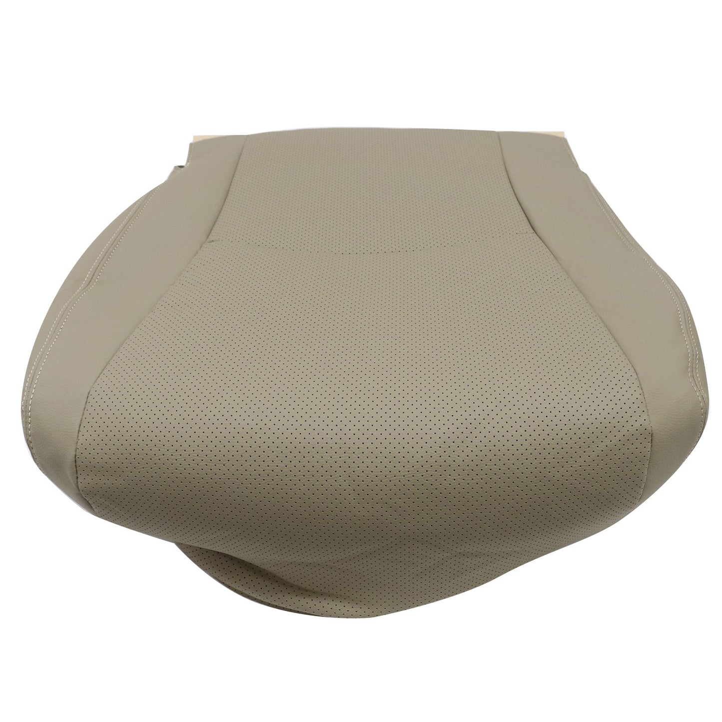 For 2008-2013 Toyota Highlander Driver Bottom Replacement Seat Cover Leather Tan