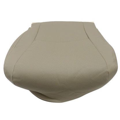 For 2008-2013 Toyota Highlander Driver Bottom Replacement Seat Cover Leather Tan