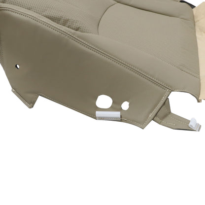 For 2008-2013 Toyota Highlander Driver Bottom Replacement Seat Cover Leather Tan