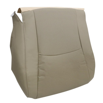 For 2008-2013 Toyota Highlander Driver Bottom Replacement Seat Cover Leather Tan