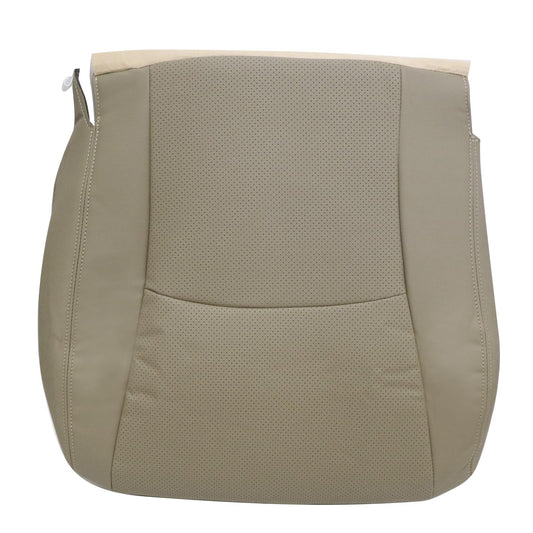 For 2008-2013 Toyota Highlander Driver Bottom Replacement Seat Cover Leather Tan