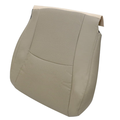 For 2008-2013 Toyota Highlander Driver Bottom Replacement Seat Cover Leather Tan