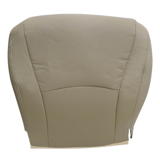 For 2008-2013 Toyota Highlander Driver Bottom Replacement Seat Cover Leather Tan