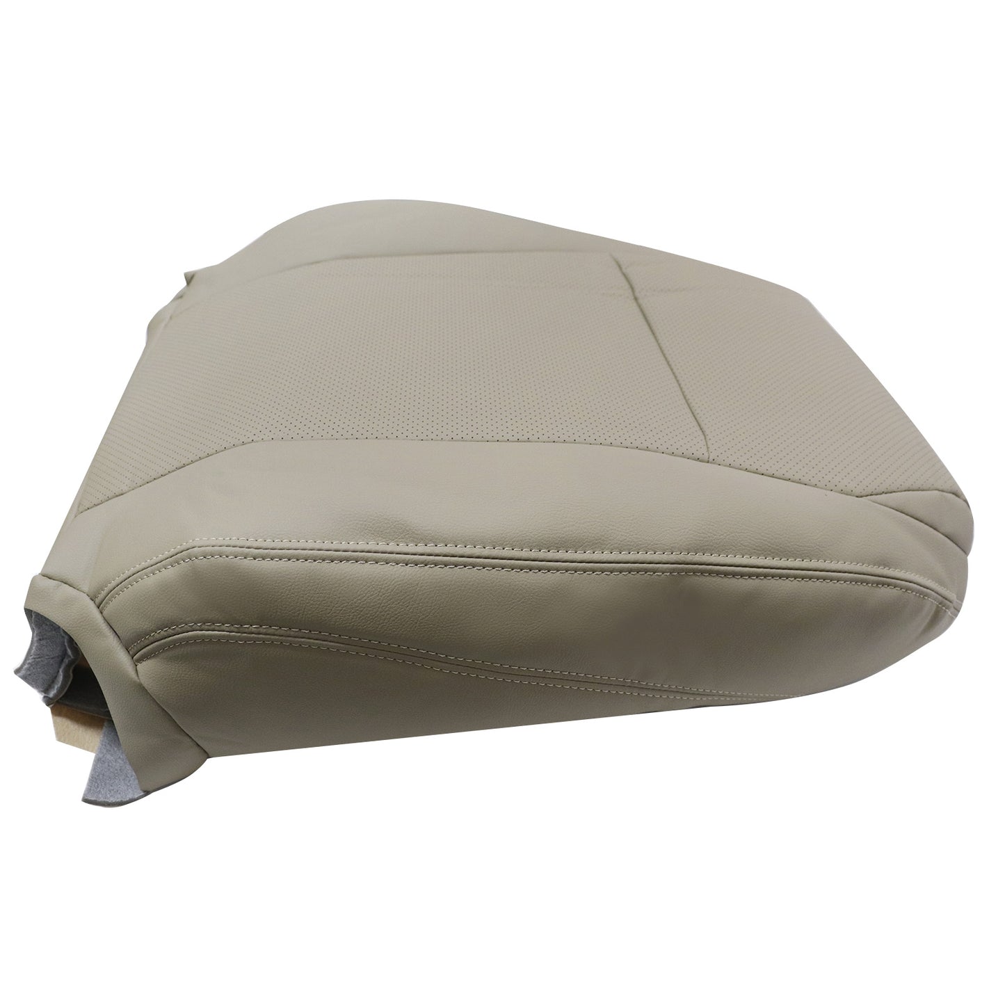 2008-2013 For Toyota Highlander Passenger Top Perforated Seat Cover Leather Tan