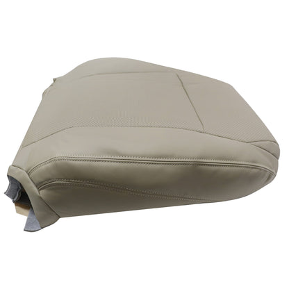 2008-2013 For Toyota Highlander Passenger Top Perforated Seat Cover Leather Tan