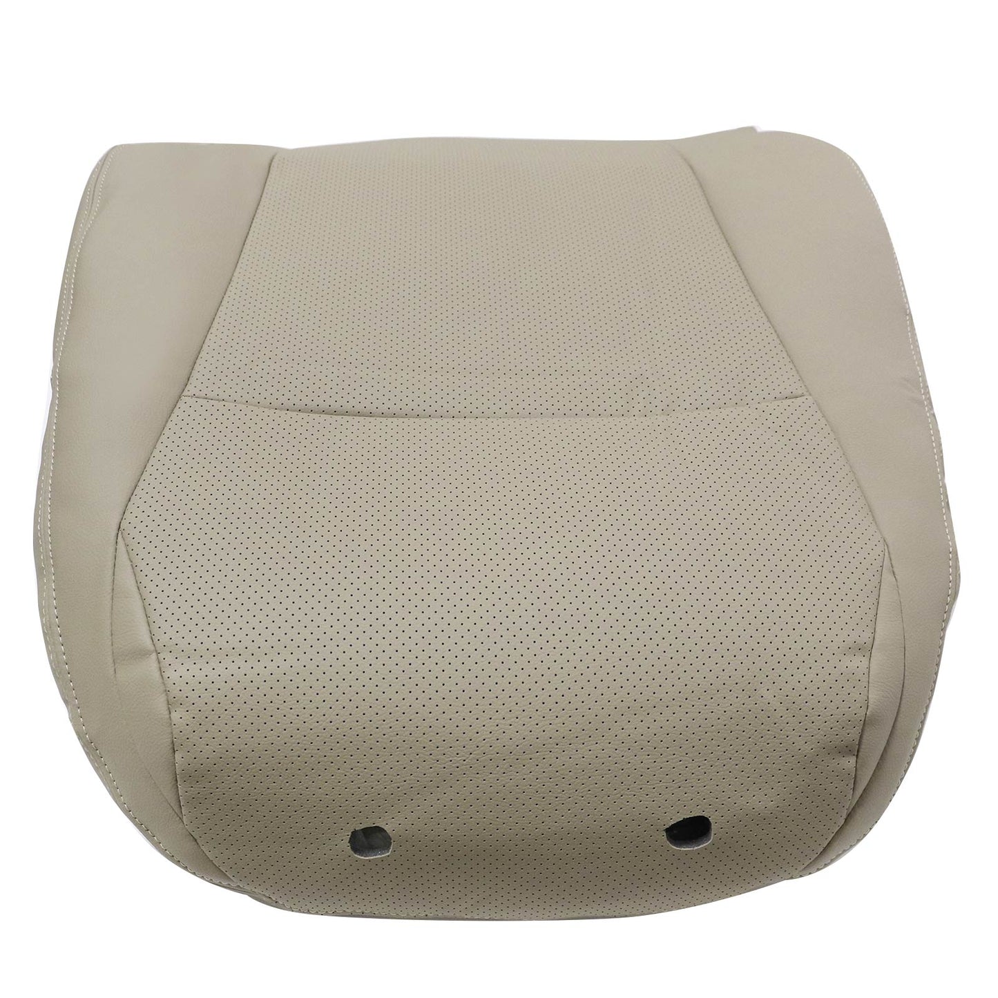 2008-2013 For Toyota Highlander Passenger Top Perforated Seat Cover Leather Tan