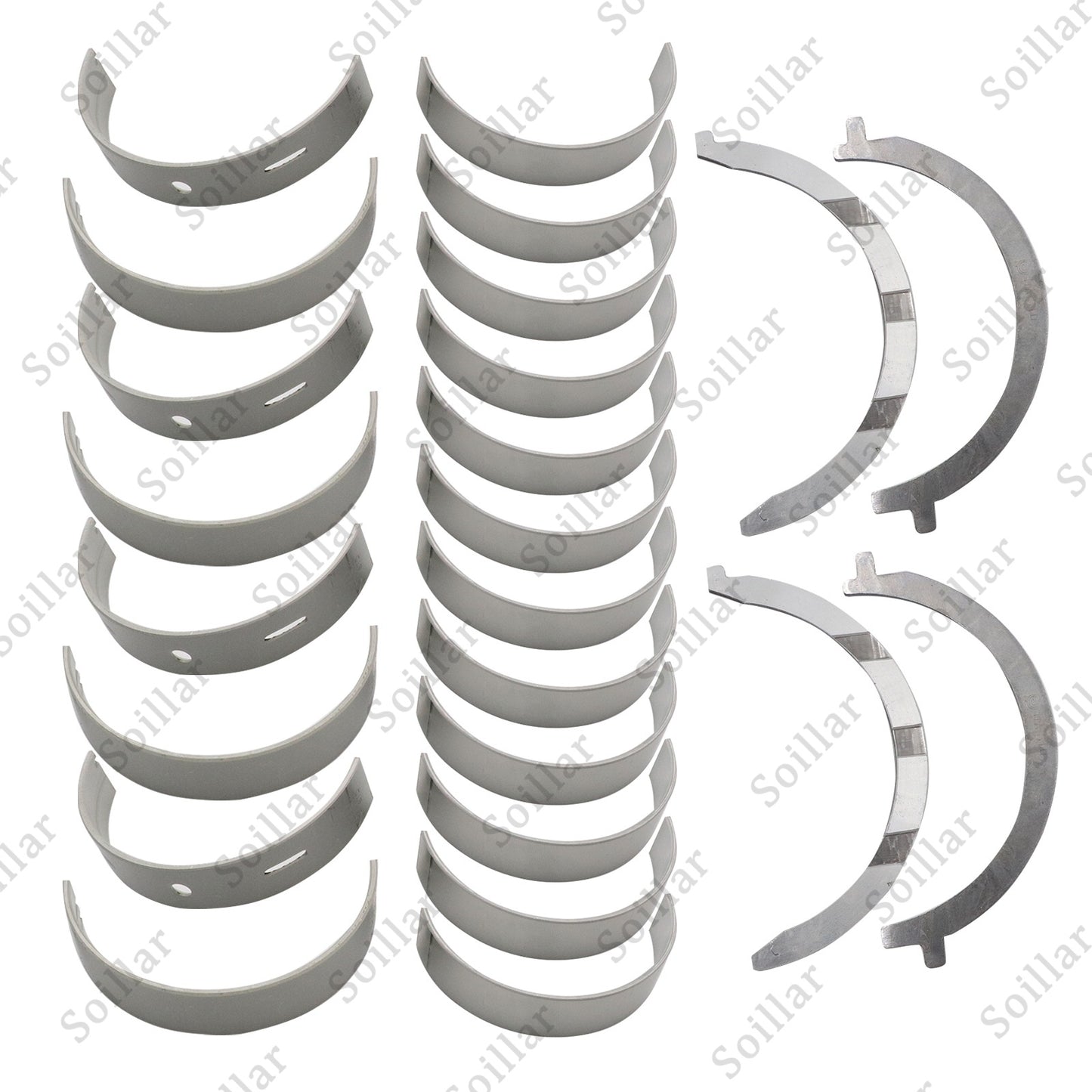 For 2014-2018 Ram 1500 Jeep WK2 3.0 EcoDiesel Crankshaft Thrust Con Rod Bearings